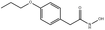 2-(p-Propoxyphenyl)acetohydroxamic acid Struktur