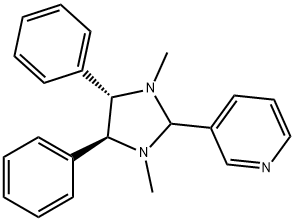 3-(1,3-DIMETHYL-(4S,5S)-DIPHENYLIMIDAZOLIDIN-2-YL)PYRIDINE Struktur