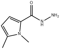 1H-Pyrrole-2-carboxylicacid,1,5-dimethyl-,hydrazide(9CI) Struktur