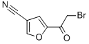 3-Furancarbonitrile, 5-(bromoacetyl)- (9CI) Struktur