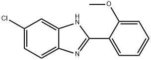 5-CHLORO-2-(2-METHOXYPHENYL)-1H-BENZIMIDAZOLE Struktur