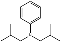 N,N-Bis(2-methylpropyl)benzenamine Struktur