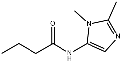 Butanamide,  N-(1,2-dimethyl-1H-imidazol-5-yl)- Struktur