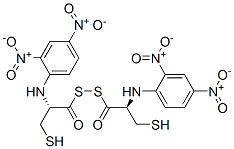 2,4-dinitrophenylcysteinyl disulfide Struktur