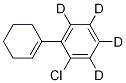 5-Chloro-6-(1-cyclohexen-1-yl)-benzene-1,2,3,4-d4 Struktur