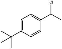 Benzene, 1-(1-chloroethyl)-4-(1,1-dimethylethyl)- Struktur