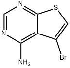 5-broMothieno[2,3-d]pyriMidin-4-aMine Struktur