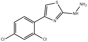 4-(2,4-DICHLOROPHENYL)-2(3H)-THIAZOLONE HYDRAZONE Struktur