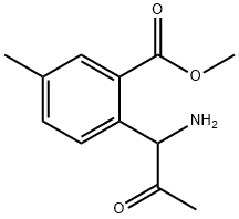 Methyl 2-(1-aMino-2-oxopropyl)-5-Methylbenzoate Struktur