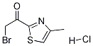 2-broMo-1-(4-Methylthiazol-2-yl)ethanone hydrochloride Struktur