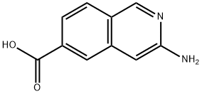 3-aMinoisoquinoline-6-carboxylic acid Struktur