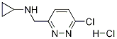 N-((6-chloropyridazin-3-yl)Methyl)cyclopropanaMine hydrochloride Struktur