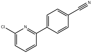 4-(6-chloropyridin-2-yl)benzonitrile Struktur