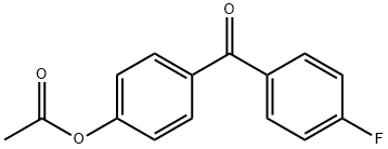 4-ACETOXY-4'-FLUOROBENZOPHENONE Struktur