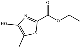 2-Thiazolecarboxylic acid, 4-hydroxy-5-methyl-, ethyl ester Struktur