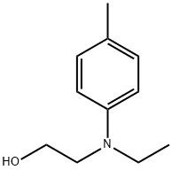 2-(N-ethyl-p-toluidino)ethanol Struktur