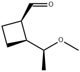 Cyclobutanecarboxaldehyde, 2-(1-methoxyethyl)-, [1R-[1alpha,2alpha(S*)]]- (9CI) Struktur