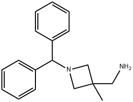 1-(DIPHENYLMETHYL)-3-METHYL-3-AZETIDINEMETHANAMINE Struktur