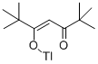 (2,2,6,6-TETRAMETHYL-3,5-HEPTANEDIONATO)THALLIUM(I) Struktur