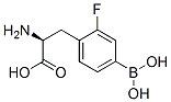 4-borono-2-fluorophenylalanine Struktur