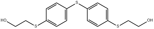 4,4''-Bis-(2-hydroxyethylthiophenyl)-sulfide Struktur