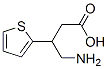 4-amino-3-(2-thienyl)butanoic acid Struktur