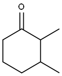 2,3-dimethylcyclohexan-1-one  Struktur