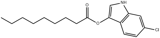 6-CHLORO-3-INDOXYL NONANOATE Struktur