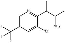 3-(3-chloro-5-(trifluoroMethyl)pyridin-2-yl)butan-2-aMine Struktur