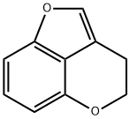 Furo[4,3,2-de][1]benzopyran,  3,4-dihydro- Struktur