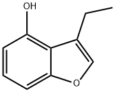 4-Benzofuranol,  3-ethyl- Struktur