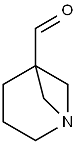 1-Azabicyclo[3.1.1]heptane-5-carboxaldehyde(9CI) Struktur