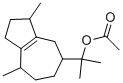 1-Methyl-1-((3S,8S)-1,2,3,4,5,6,7,8-octahydro-3,8-dimethylazulen-5-yl)ethylacetat