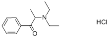 Amfepramone hydrochloride Struktur