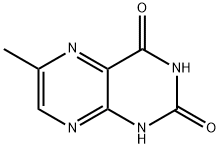 6-Methyl-2,4(1H,3H)-pteridinedione Struktur