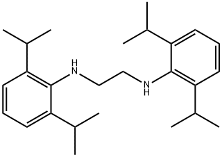 N,N-Bis(2,6-diisopropylphenyl)ethylenediamine Struktur