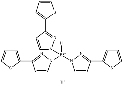 HYDROTRIS(3-(2-THIENYL)PYRAZOL-1-YL)BORATE THALLIUM SALT Struktur