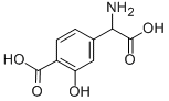 (RS)-4-CARBOXY-3-HYDROXYPHENYLGLYCINE Struktur