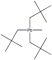 Methyltrineopentyllead(IV) Struktur