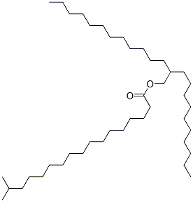 Isooctadecanoic acid, 2-decyltetradecyl ester Struktur