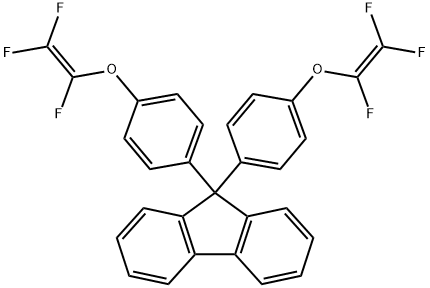 9,9-BIS(4-TRIFLUOROVINYLOXYPHENYL)FLUORENE Struktur