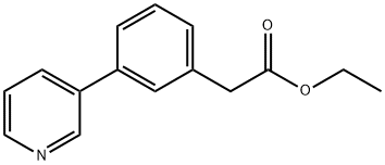 ETHYL(3-PYRIDIN-3-YL-PHENYL)-ACETATE Struktur