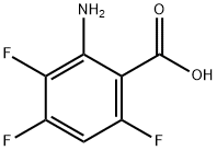 2-aMino-3,4,6-trifluorobenzoic acid Struktur