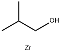 zirconium(4+) 2-methylpropanolate Struktur