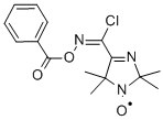 2,2,5,5-TETRAMETHYL-4-BENZOYLOXYIMINOCHLOROMETHYL-3-IMIDAZOLINE-1-OXYL Struktur