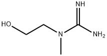 N-(2-hydroxyethyl)-N-methylguanidine Struktur