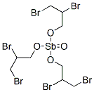 tris(2,3-dibromopropyl) antimonate  Struktur