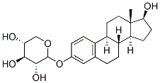 estradiol-3-xyloside Struktur