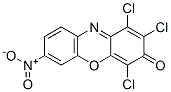 1,2,4-trichloro-7-nitro-3H-phenoxazin-3-one  Struktur