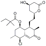 5'-Chloro-6'-oxo SiMvastatin Struktur